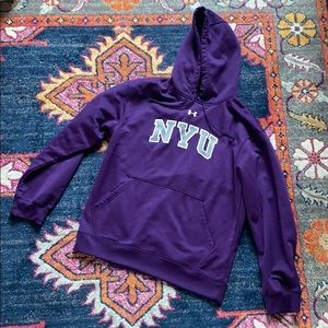 NYU Under Armour Purple Hoodie